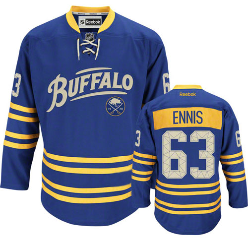 Buffalo Sabres 63 Tyler Ennis Light Blue 40th Superb Style NHL Hockey Jersey With Safe Shipping